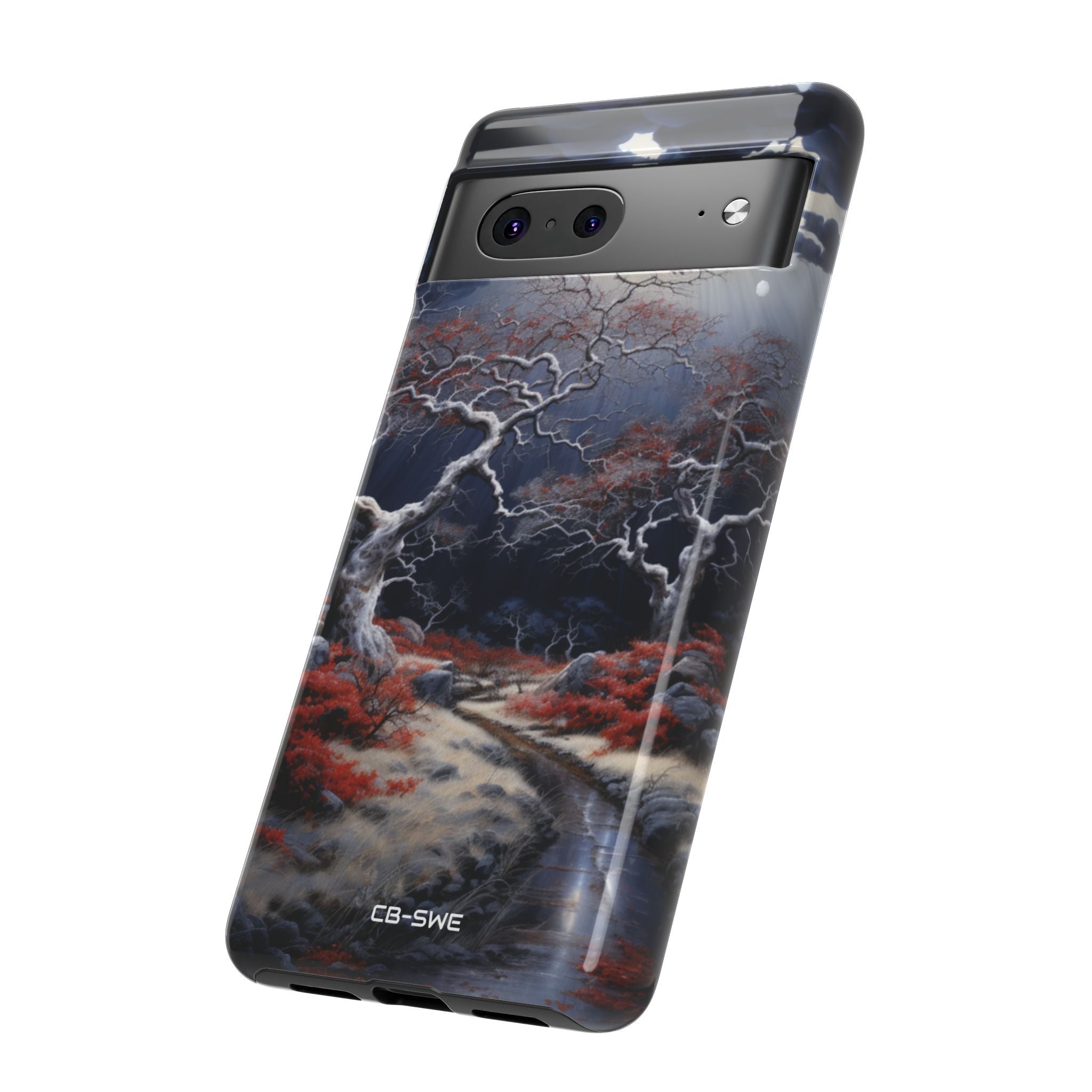 Sunlit Gnarled Forest - Google Pixel Case