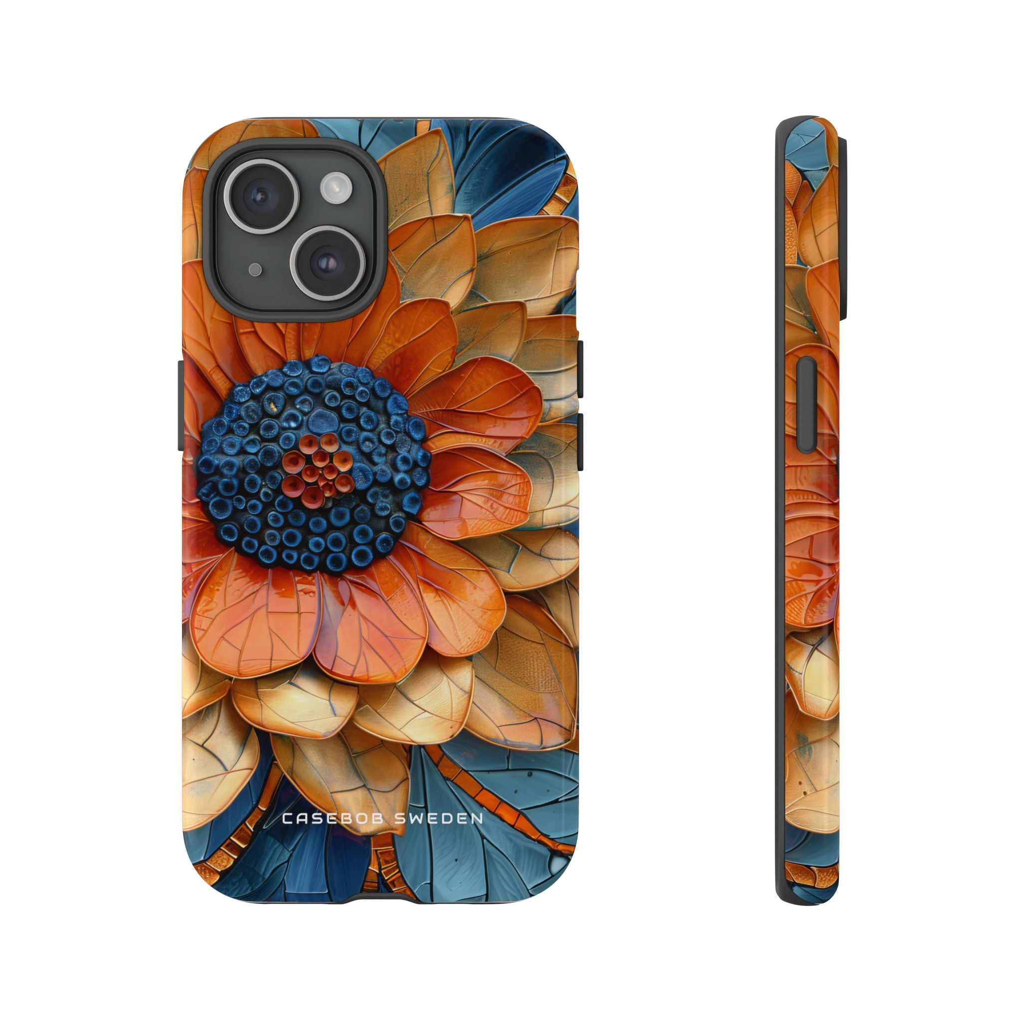 Mosaic Blossom Harmony iPhone 15 - Tough Phone Case