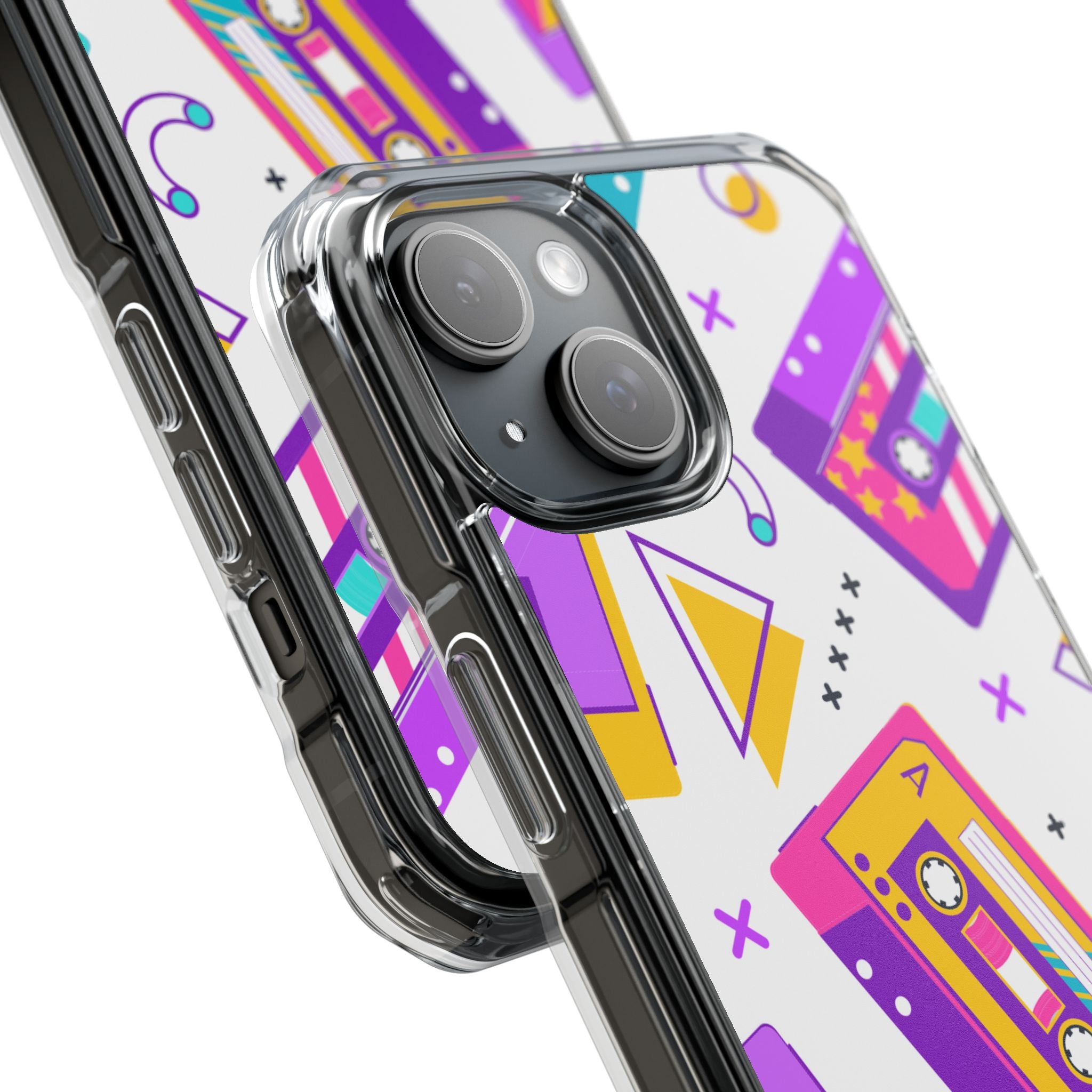 Retro Cassette Chaos iPhone Case - Impact