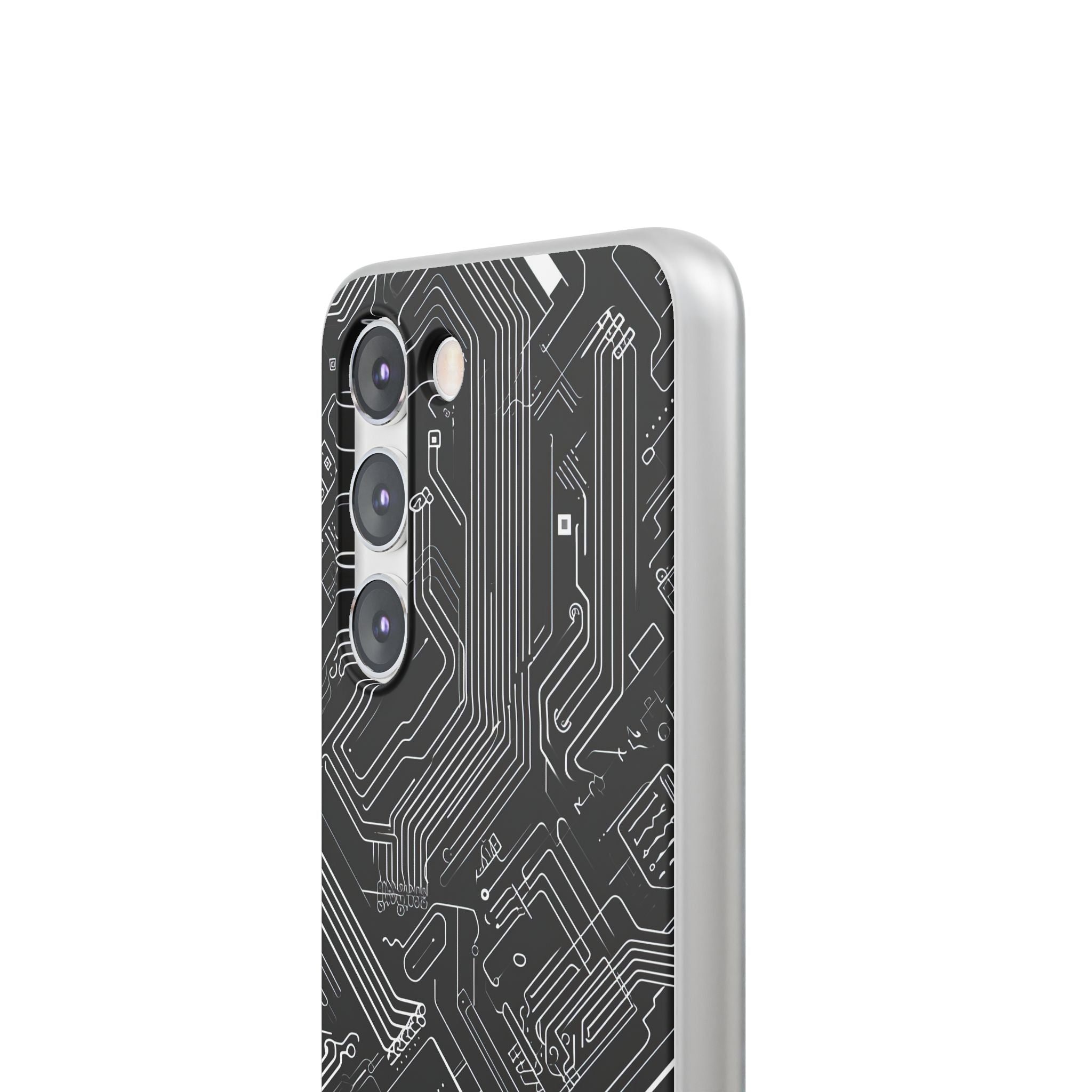 Cyber Circuitry Art | Flexible Phone Case for Samsung Galaxy