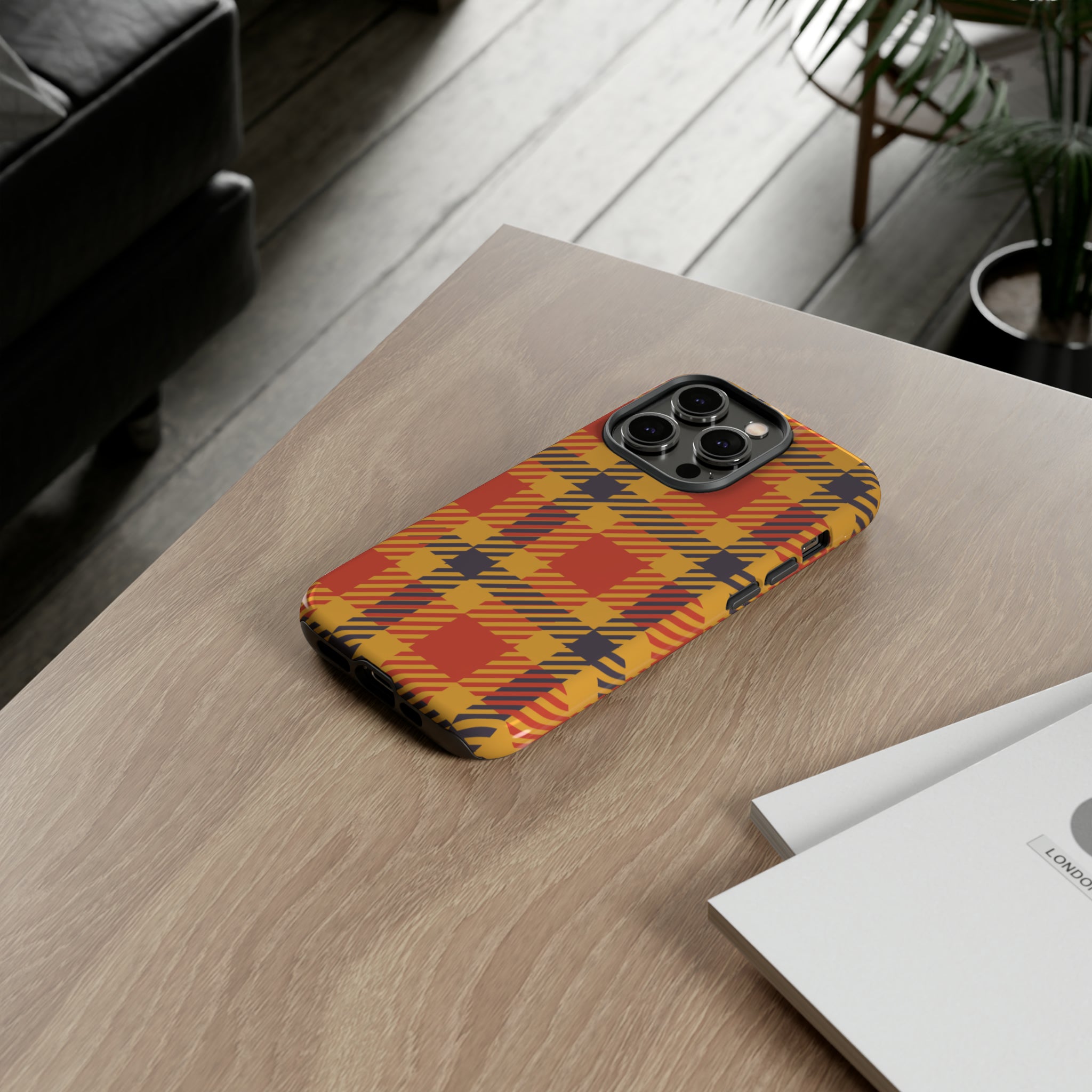 Orange Flannel - Protective Phone Case