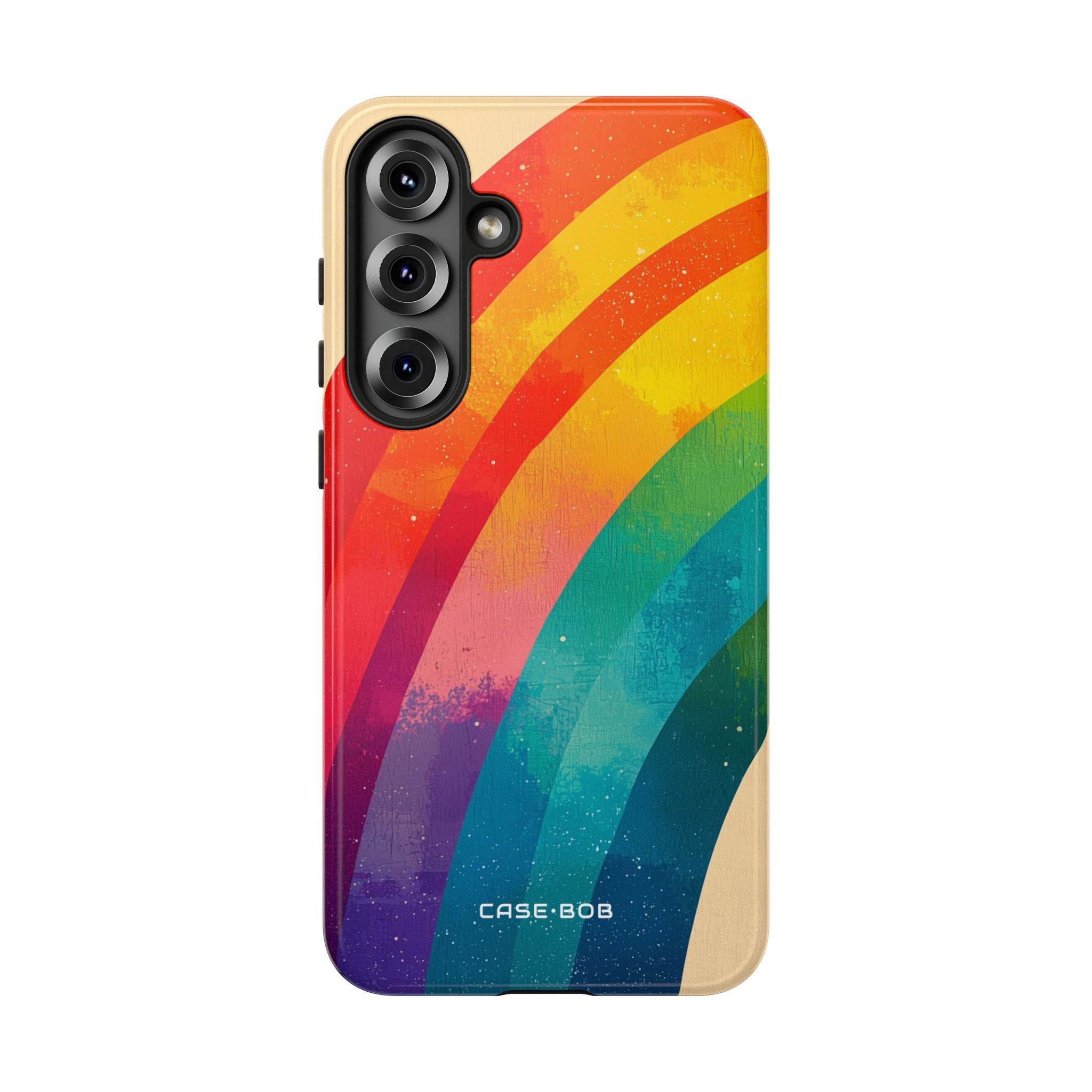 Textured Rainbow Arc Samsung S25 Plus Case - Tough
