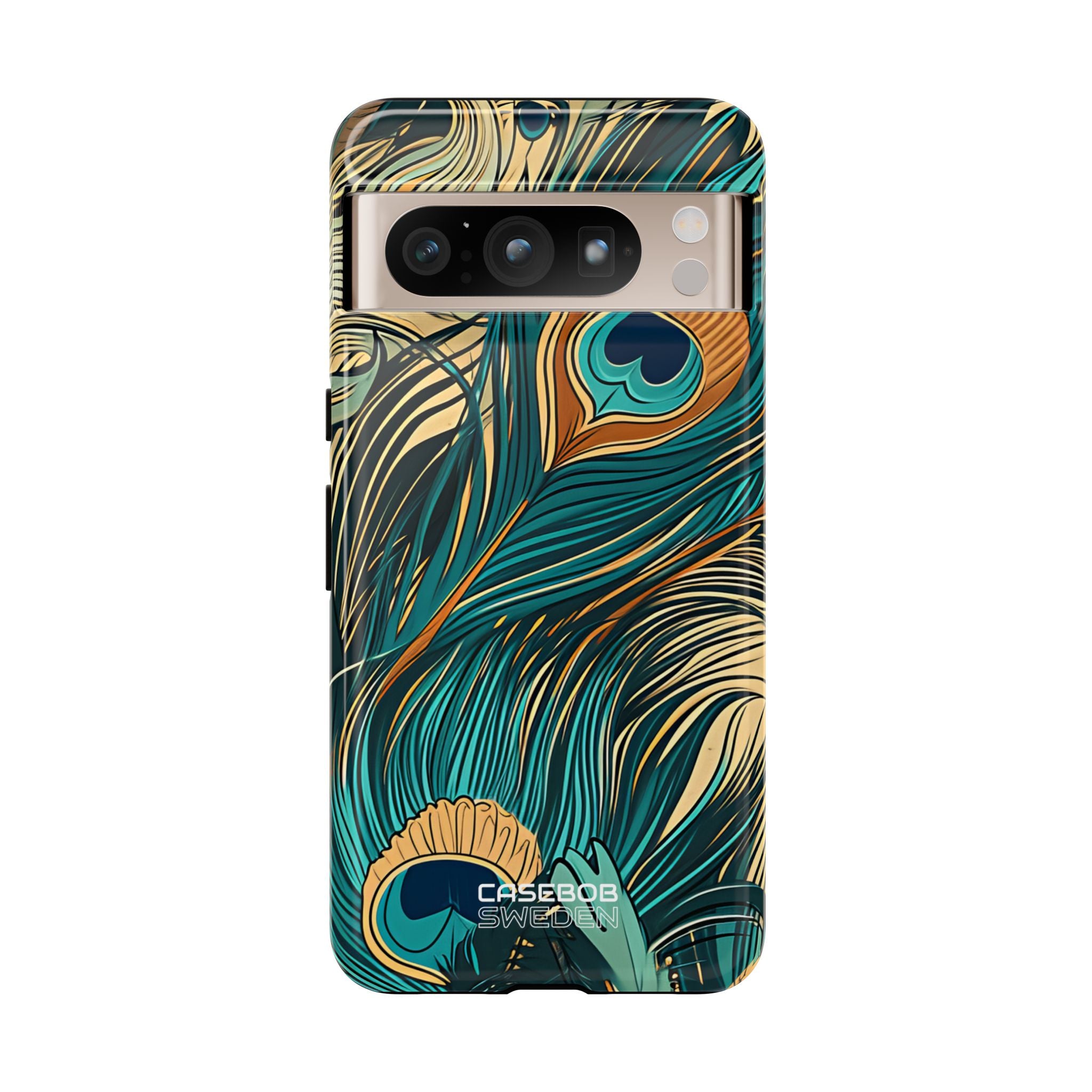 Peacock Feather Whirl Google Pixel 8 - Tough