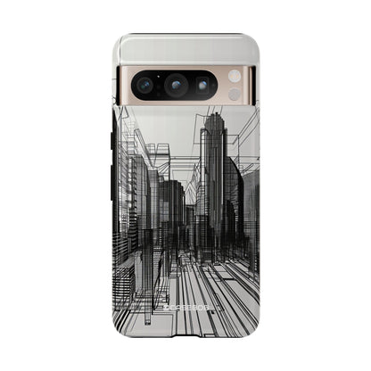 Urban Wireframe - Phone Case for Google Pixel