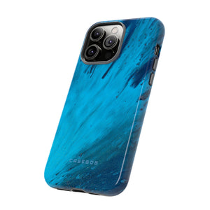 Light Blue Ink Art | Phone Case