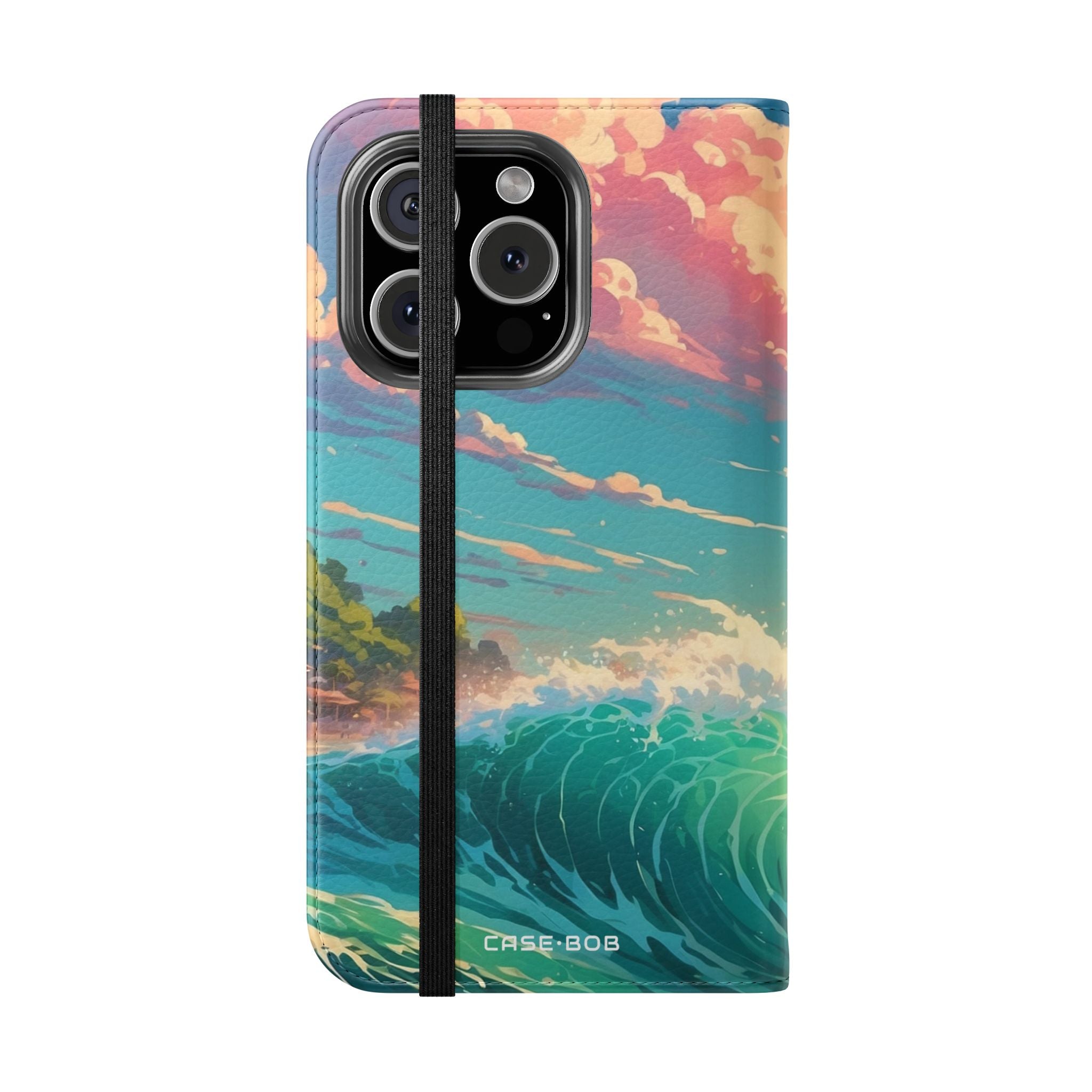 Sunset Wave - iPhone 16 Pro Case - Wallet