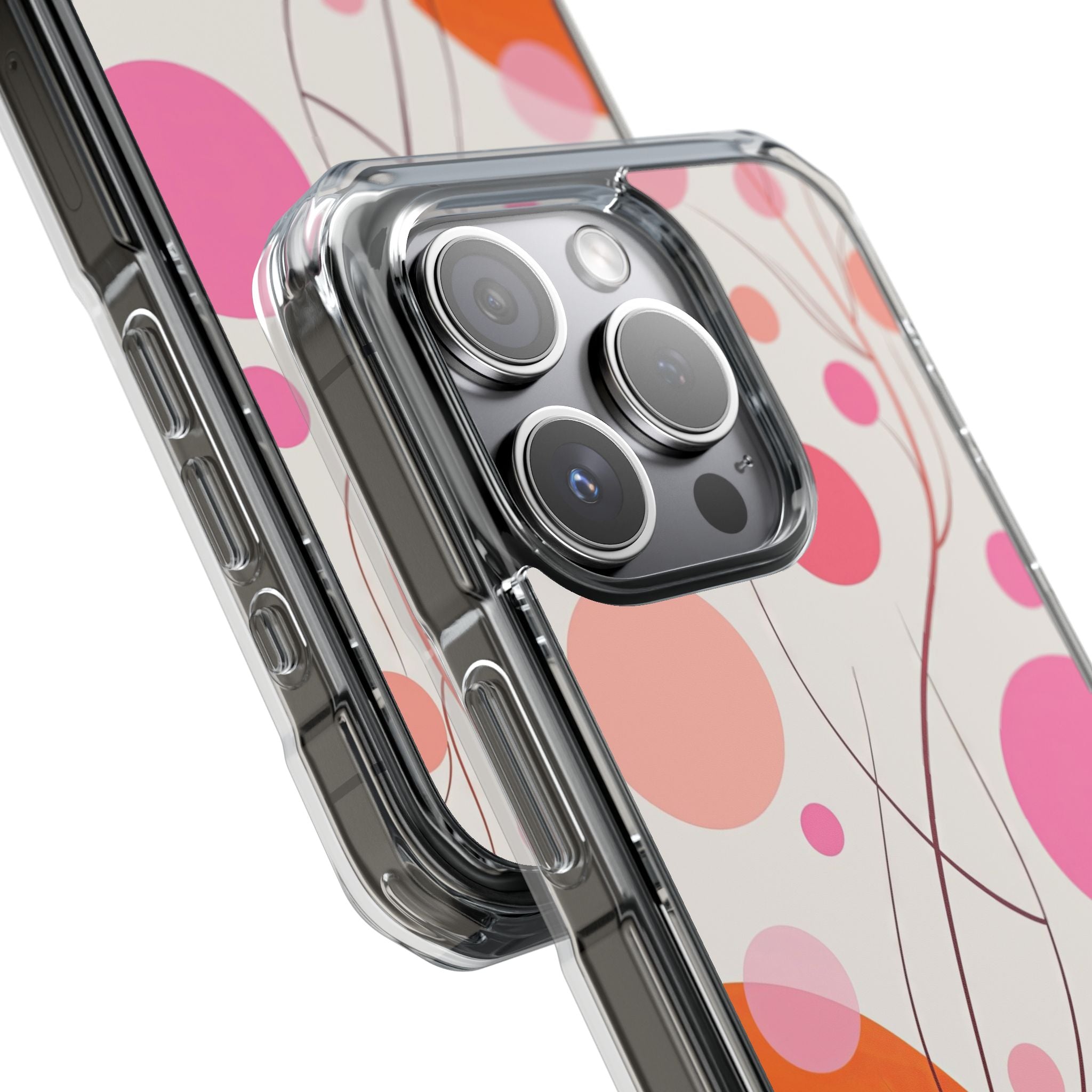 Circles Embrace Lines iPhone Case - Impact
