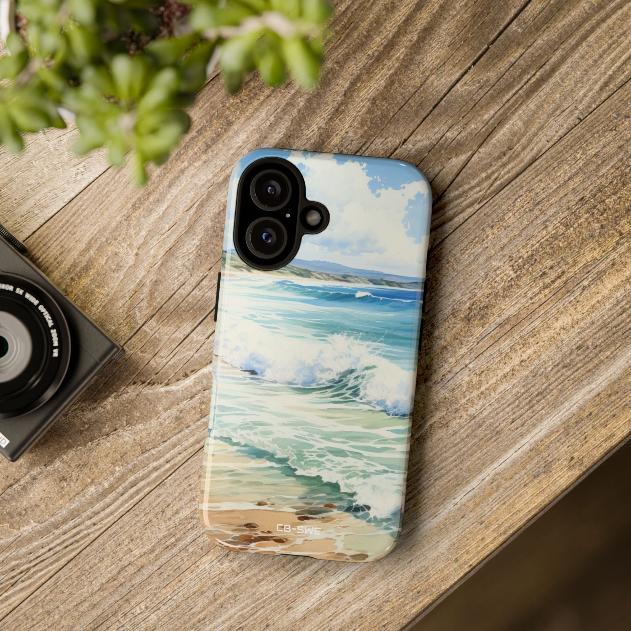 Serene Coastal Watercolors - iPhone Case