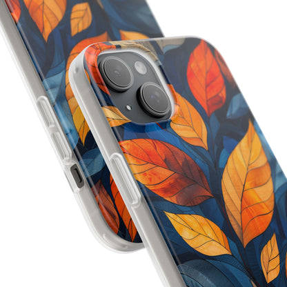 Stained Glass Blossoms iPhone 15 - Flexi Phone Case