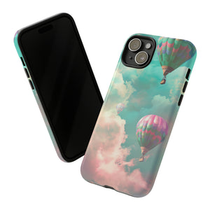 Pastel Balloon Escape - Protective Phone Case