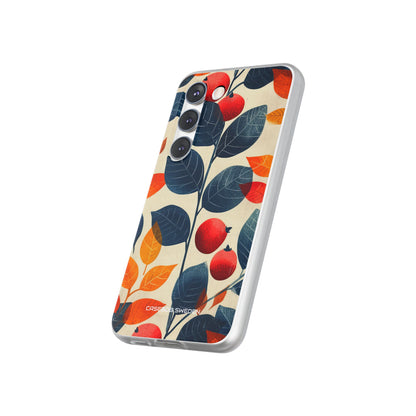 Autumn Nature Pattern - Flexi Samsung S23 Phone Case