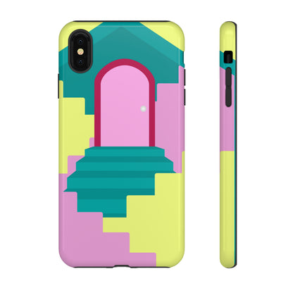 Vector Illustration of Stairs - Protective Phone Case