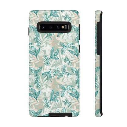 Light Green Leaf - Protective Phone Case