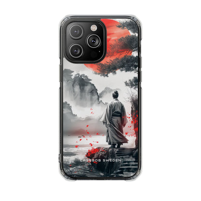 Zen Harmony: Japanese Serenity in Motion iPhone 14 - Clear Impact Phone Case