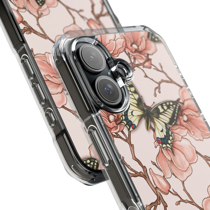 Butterflies and Magnolias Harmony iPhone Case - Impact