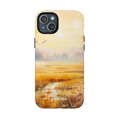 Glowing Sunrise iPhone 15 Plus Case - Tough+