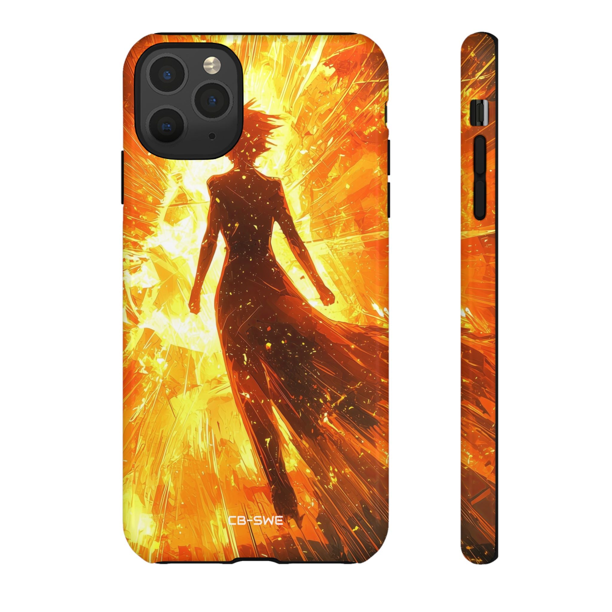 Fiery Energy Erupts - iPhone Case
