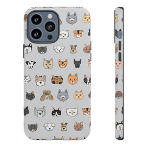 Cats n Dogs Pattern iPhone Case (Protective) iPhone 13 Pro Max Matte Phone Case