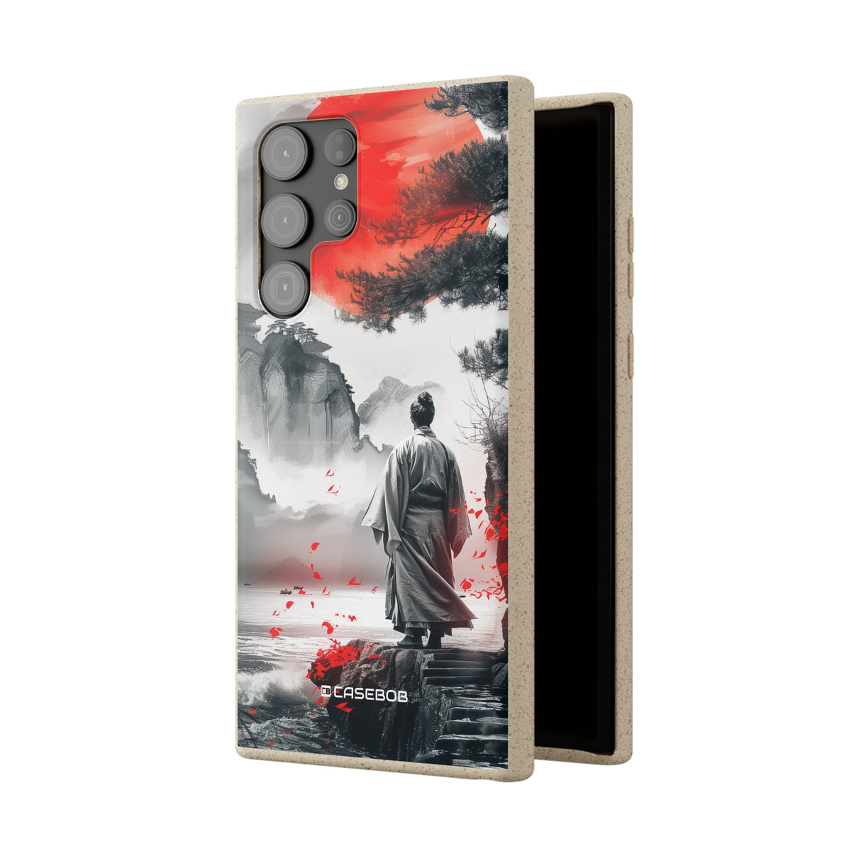 Serene Samurai Sunrise | Biodegradable Phone Case