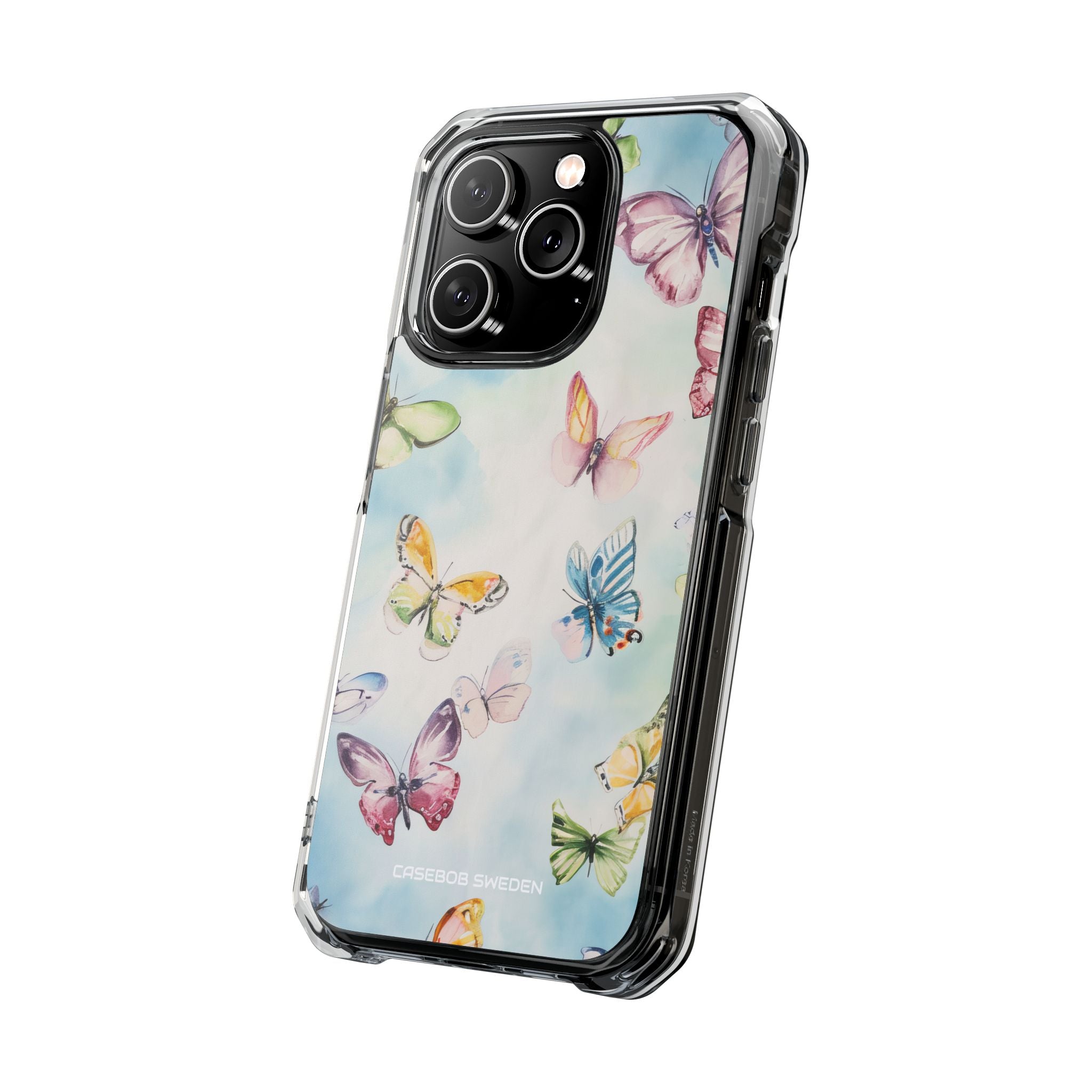 Watercolor Butterfly Bliss - Clear Impact iPhone 14 Phone Case