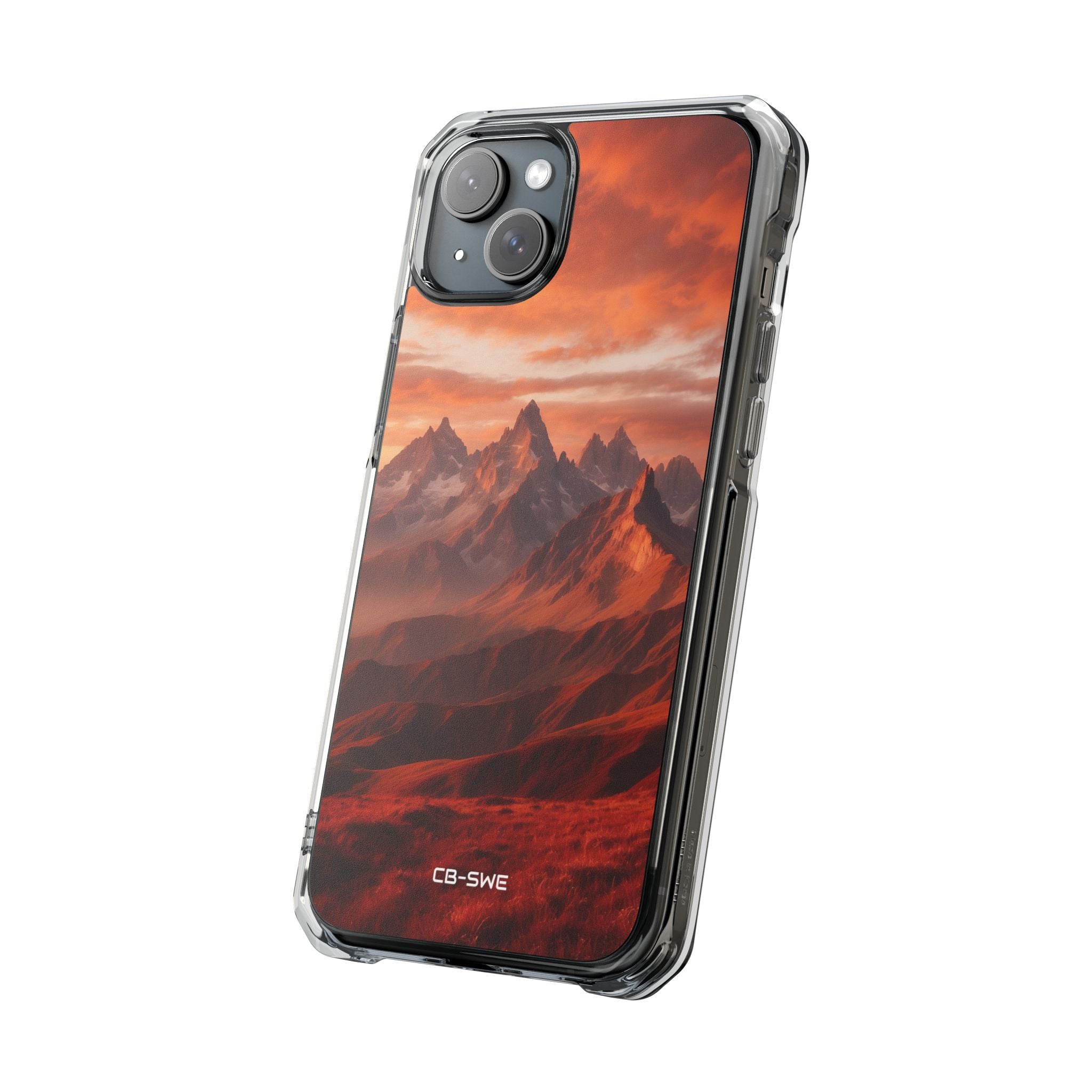 Mountain Peaks Glowing iPhone Case - Impact