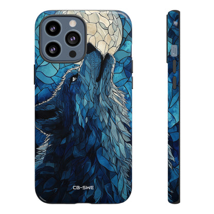 Wolf Howls Moonlight - iPhone Case