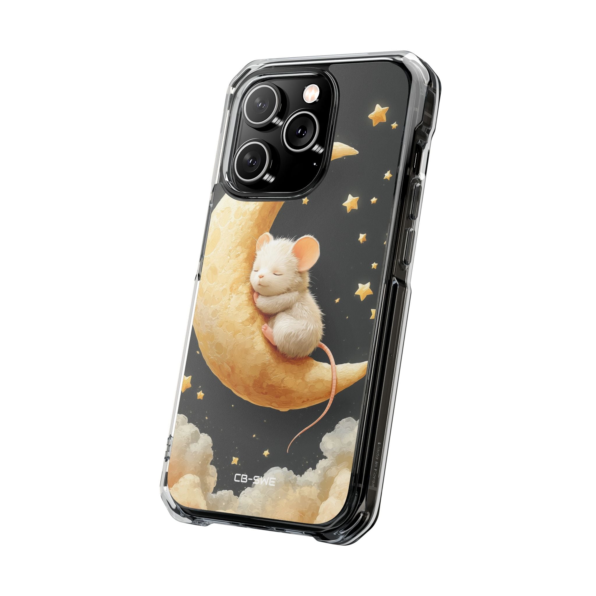 Moon Cradles Mouse iPhone Case - Impact