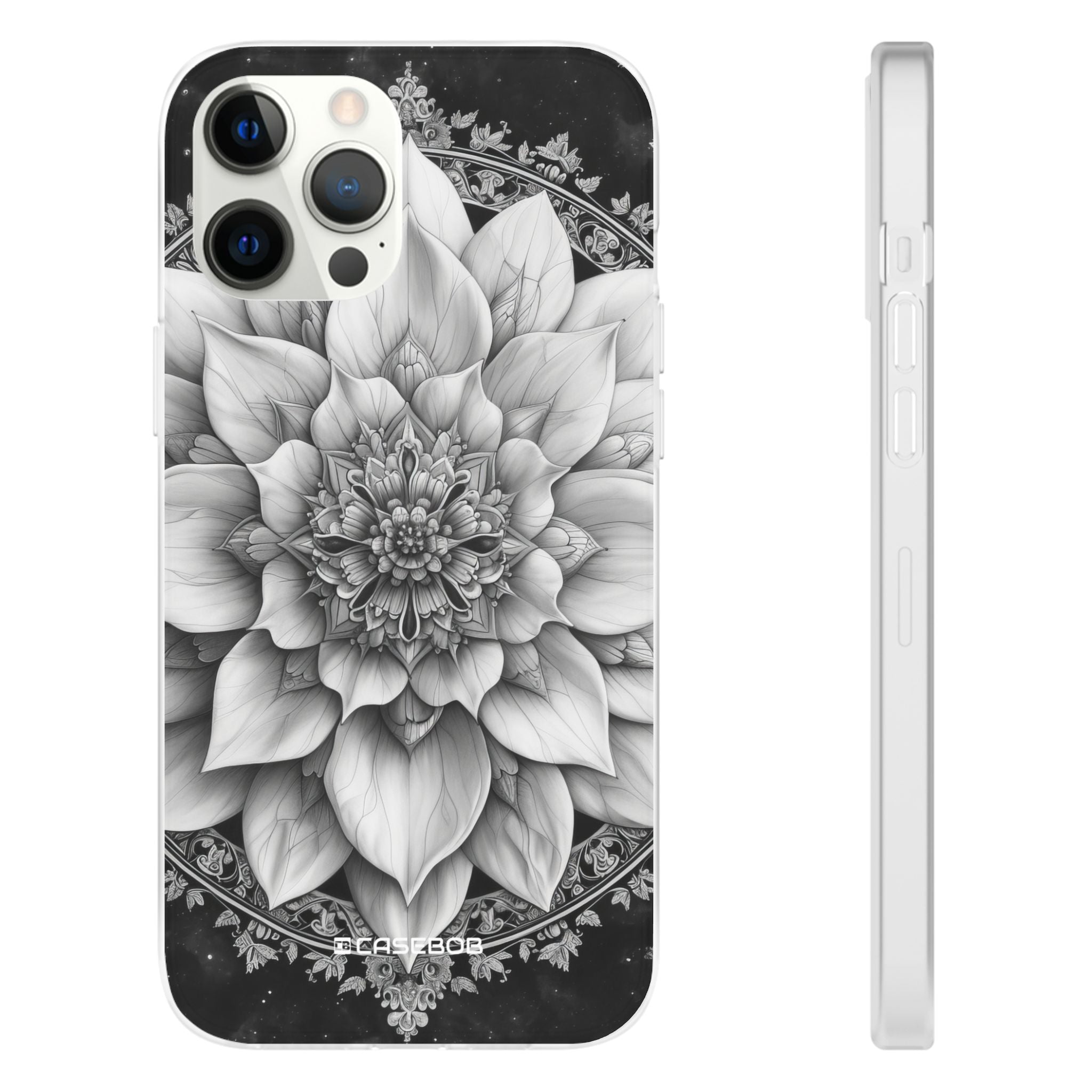 Celestial Mandala Harmony | Flexible Phone Case for iPhone