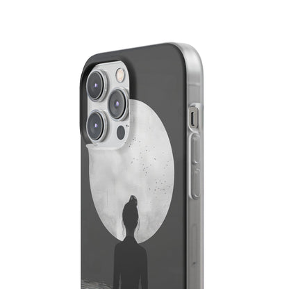 Zen Serenity Moon Reflection iPhone 14 - Flexi Phone Case