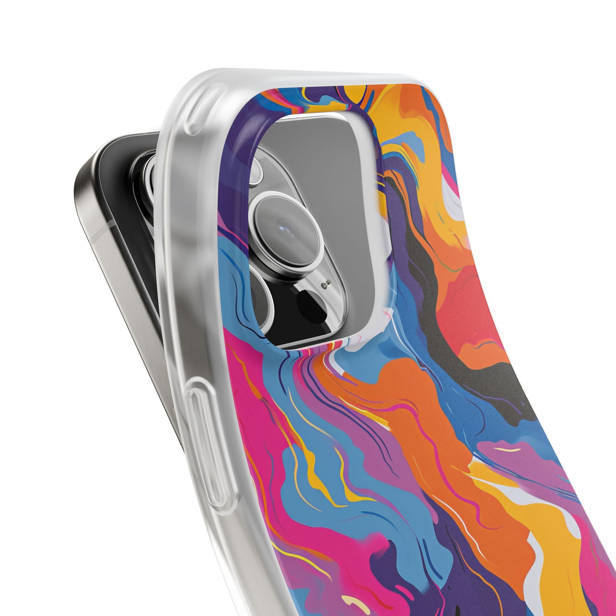 Vortex Colorwave iPhone 16 - Flexi Phone Case