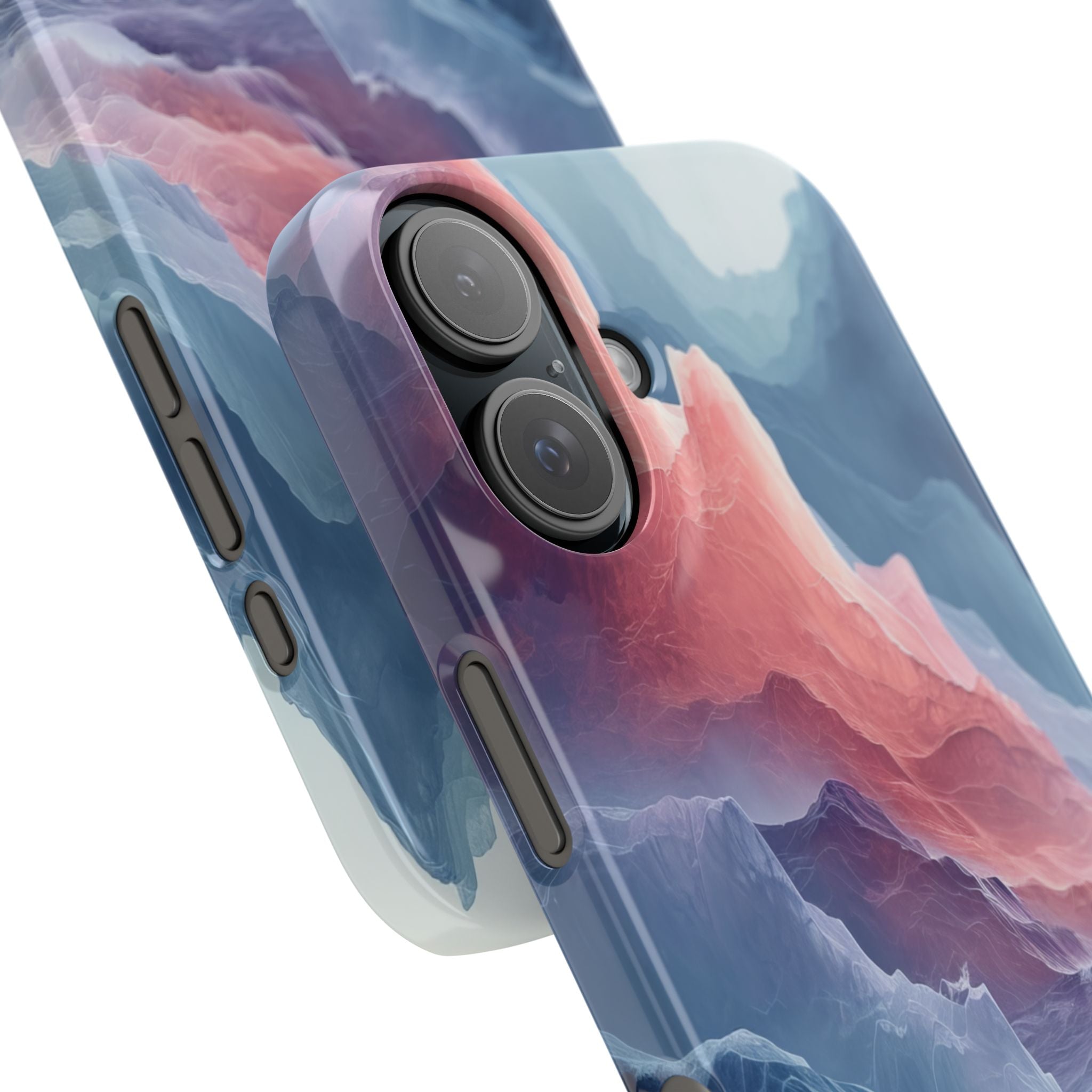 Mountain Wave Serenity - Slim iPhone 16 Phone Case