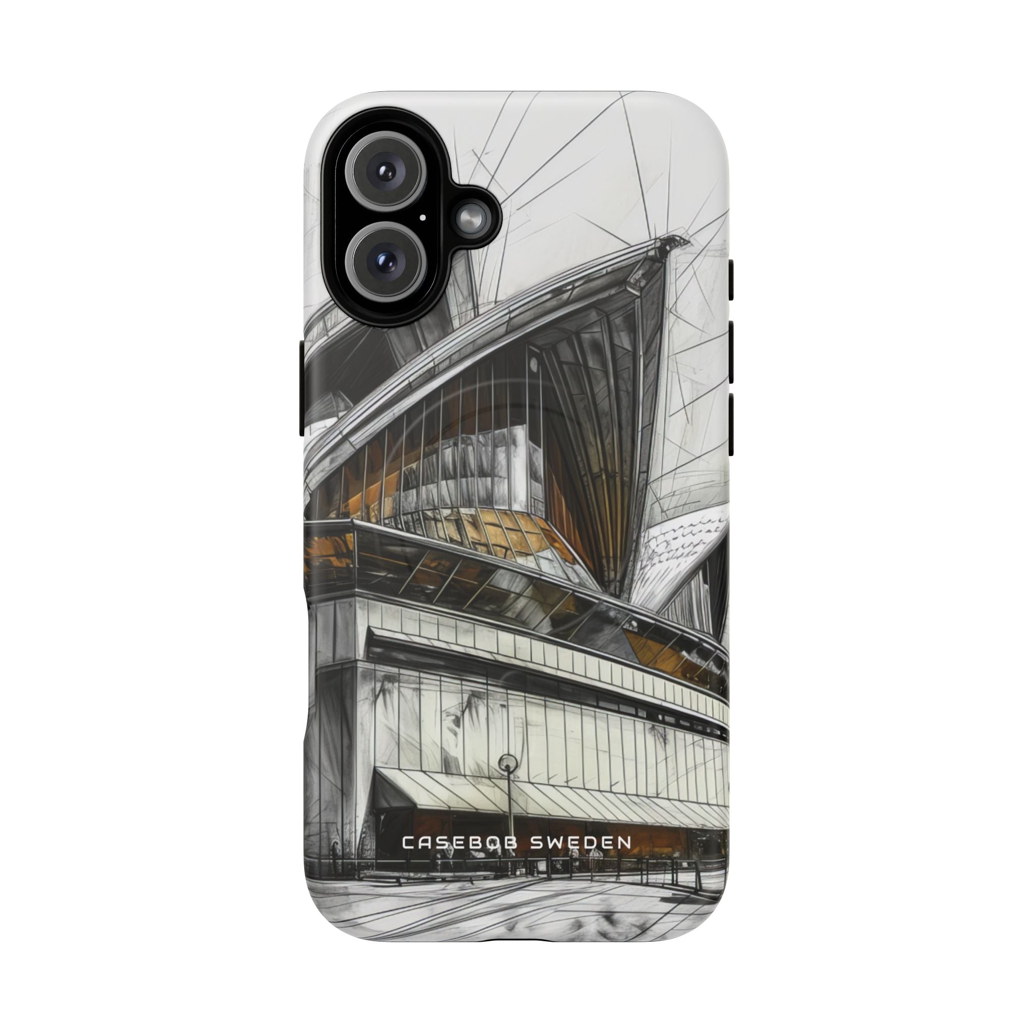 Architectural Curves in Line Formation iPhone 16  Tough+ Phone Case