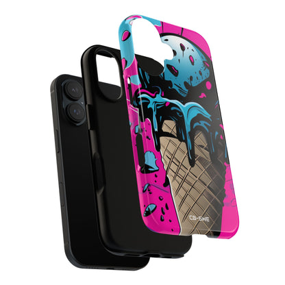 Vibrant Ice Cream Splash - iPhone Case