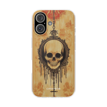 Skull Pendant iPhone 16 Case - Soft