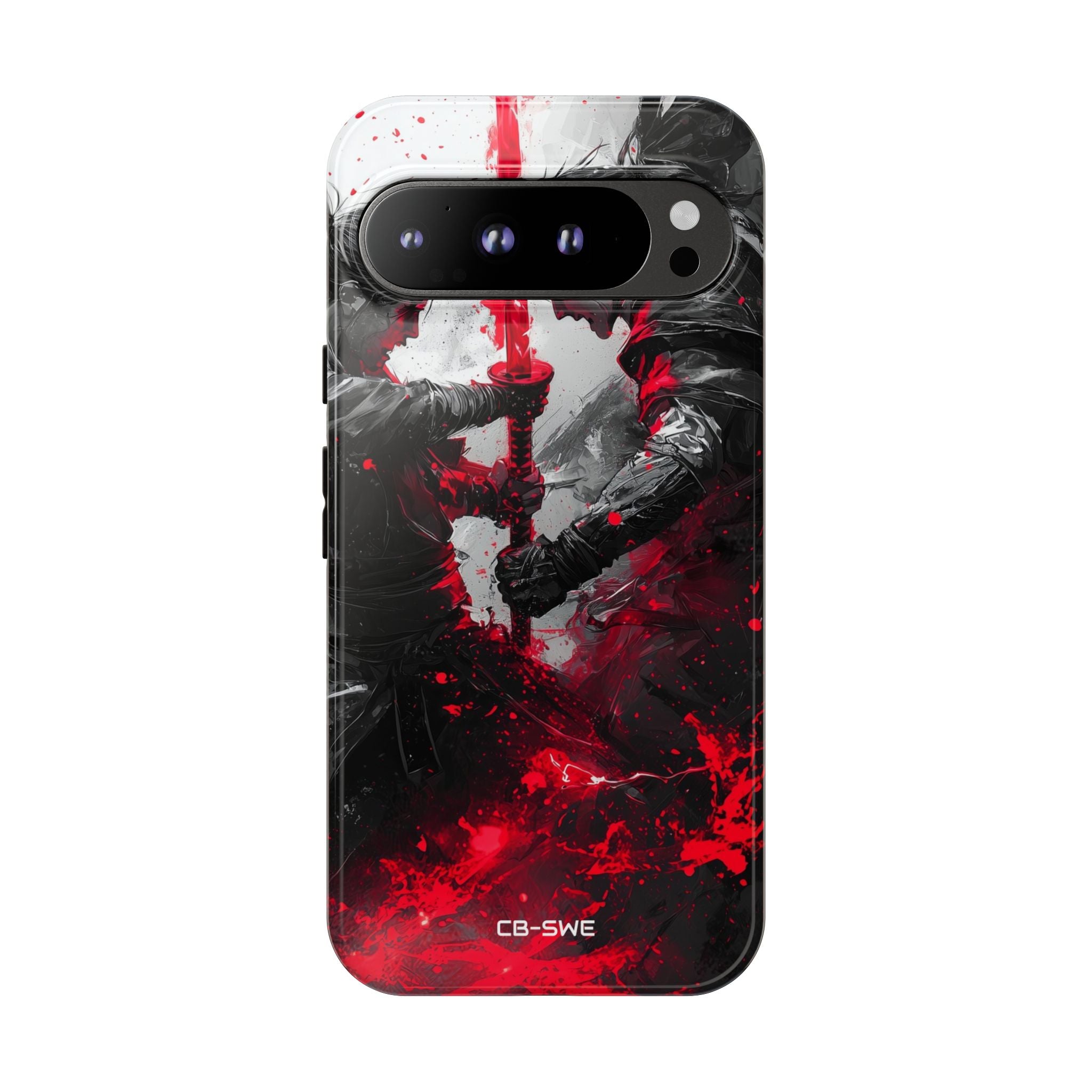 Crimson Blade Clash - Google Pixel Case
