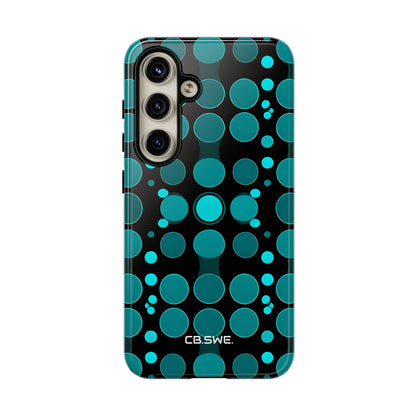 Modern Teal Aqua Circular Seamless Samsung S24 - Tough