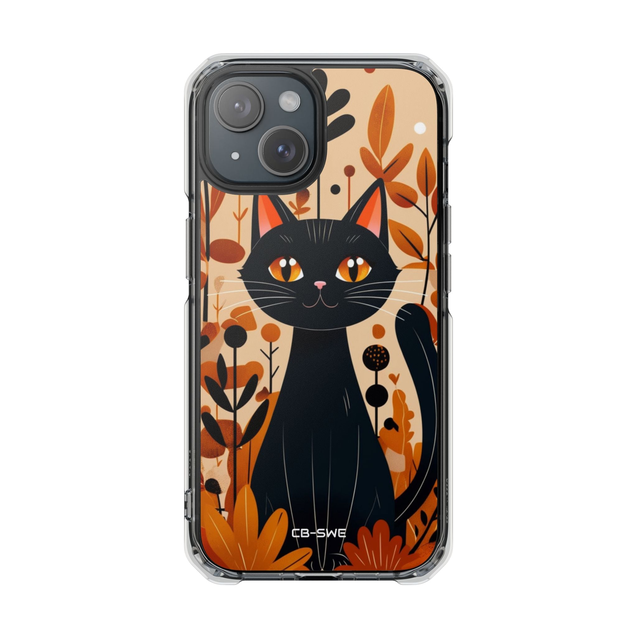 Autumnal Cat Whimsy iPhone Case - Impact