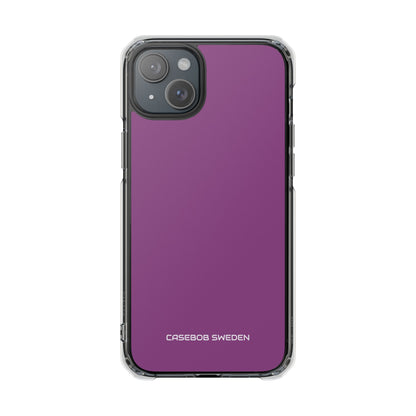 Plum Purple - Clear Impact iPhone 15 Phone Case