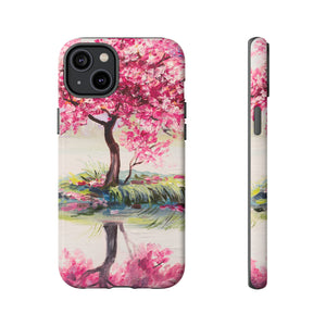 Oil painting - Oriental Cherry Tree - Protective Phone Case