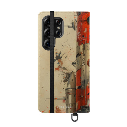 Crimson Rocket - Samsung S25 Ultra Case - Wallet