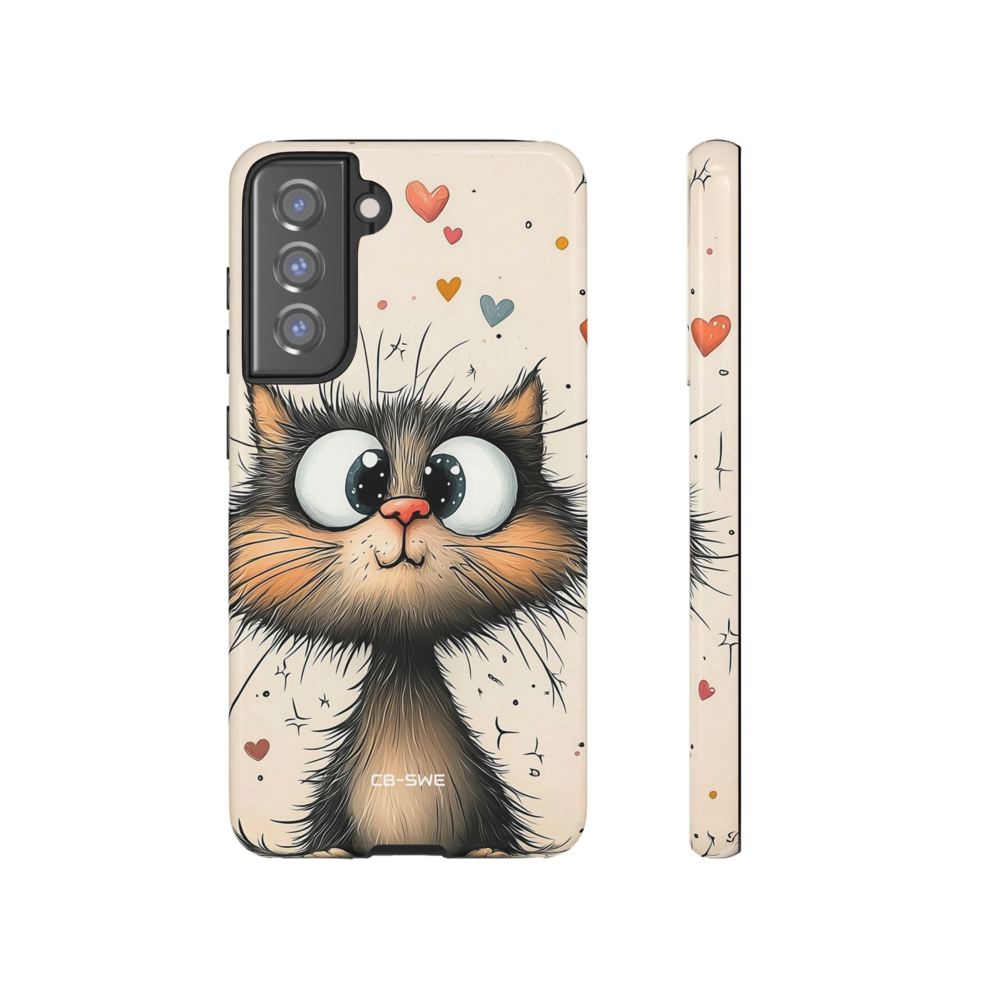 Whimsical Cat Smiles - Samsung Case