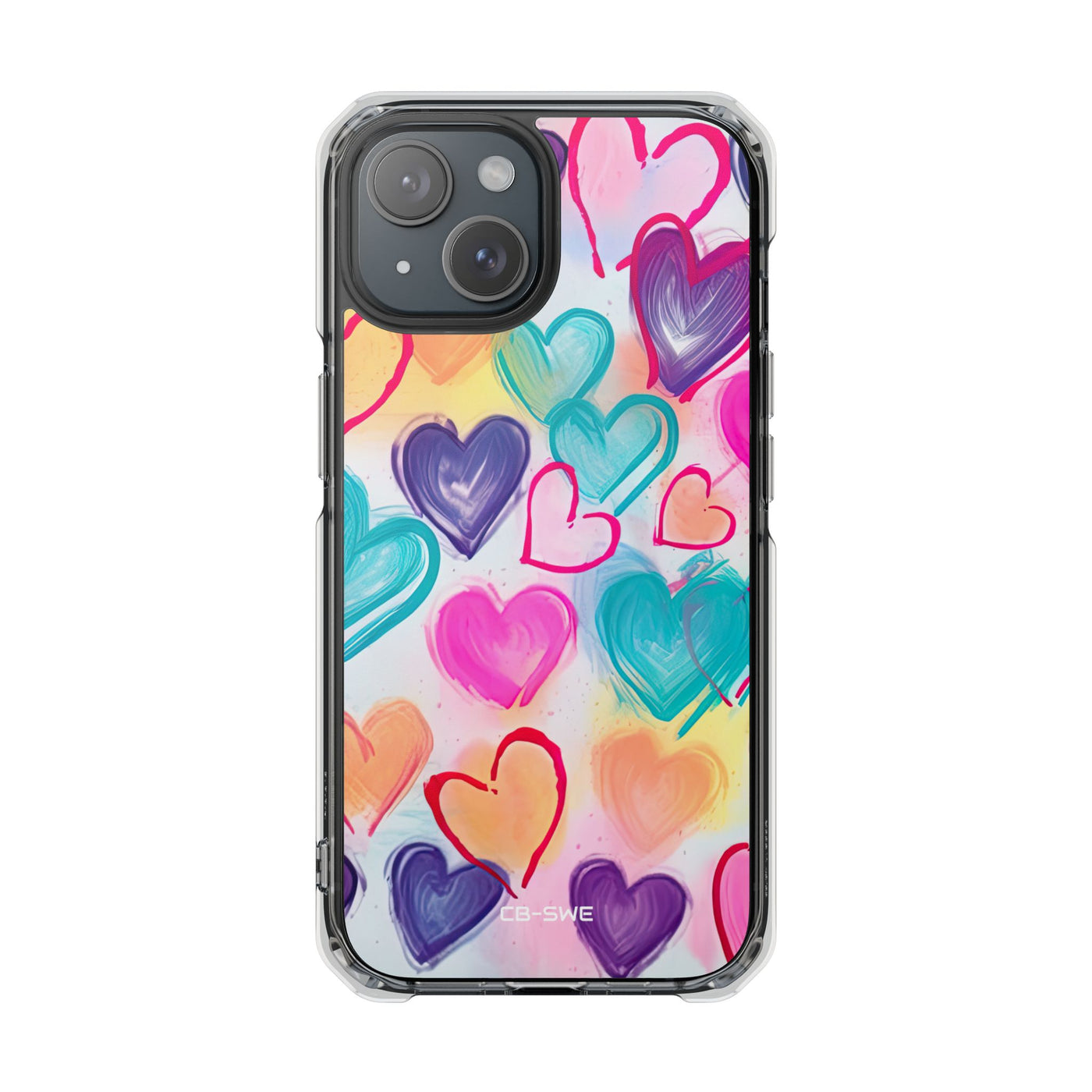 Hearts Dance Playfully iPhone Case - Impact