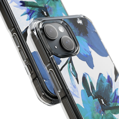 Blue Bloom iPhone 15 Case - Impact
