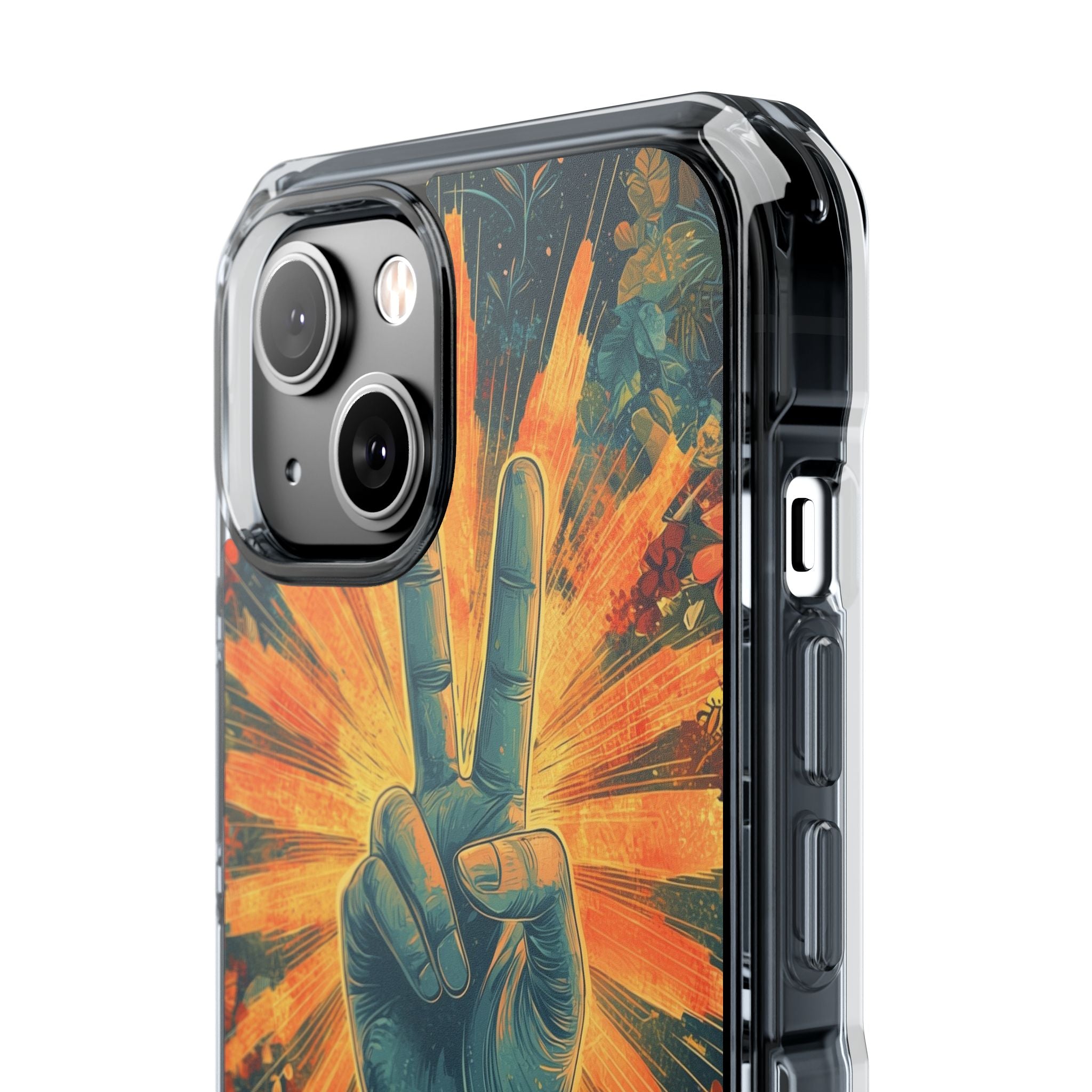 Flowers Embrace Peace iPhone Case - Impact