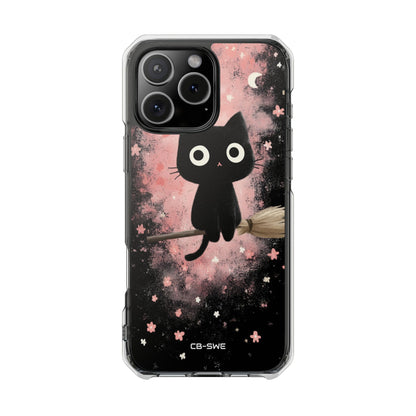 Whimsical Cat Soars iPhone Case - Impact