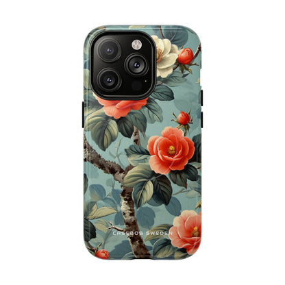 Vintage Floral Romance iPhone 14 | Tough+ Phone Case