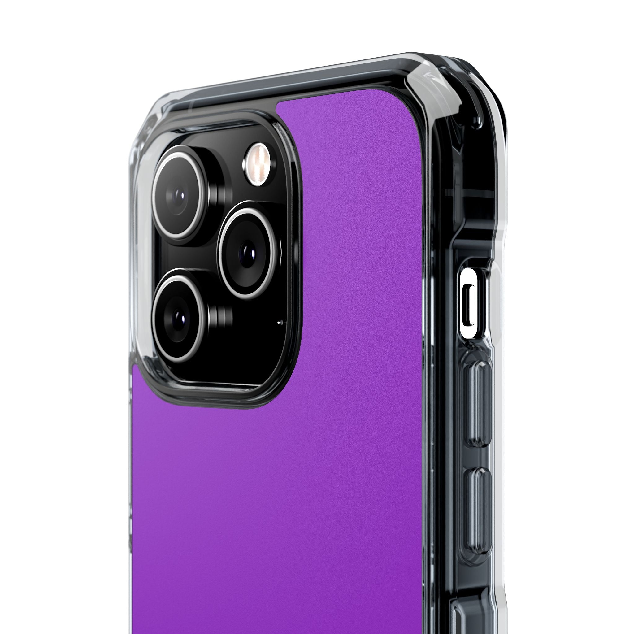 Dark Orchid - Clear Impact Case for iPhone