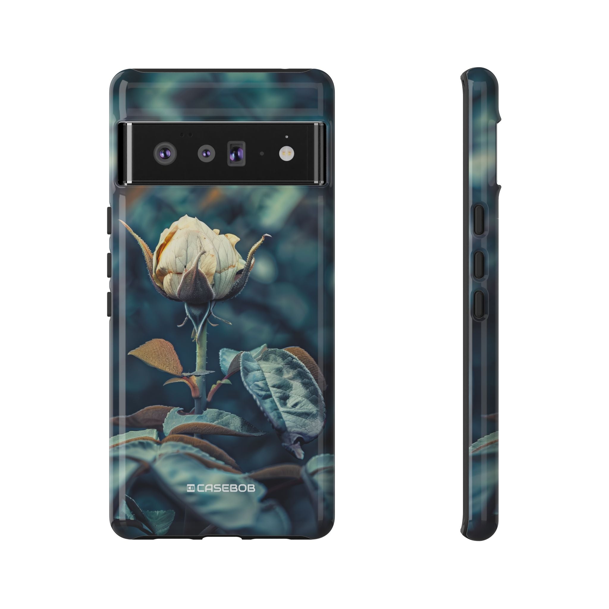 Teal Rosebud Serenade - Phone Case for Google Pixel