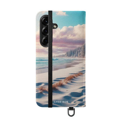 Snowy Footprints - Samsung S25 Case - Wallet
