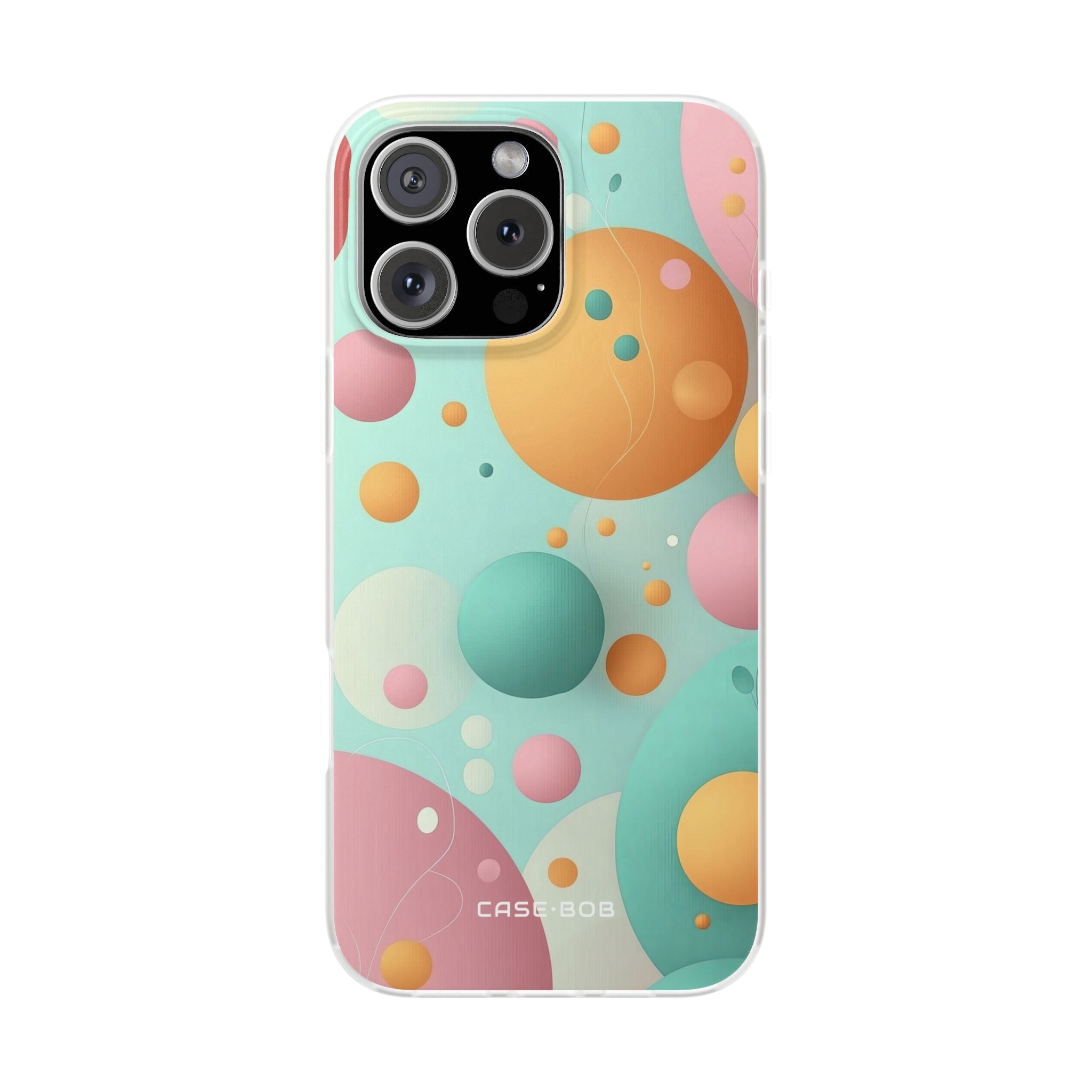 Pastel Circles iPhone 16 Pro Max Case - Soft